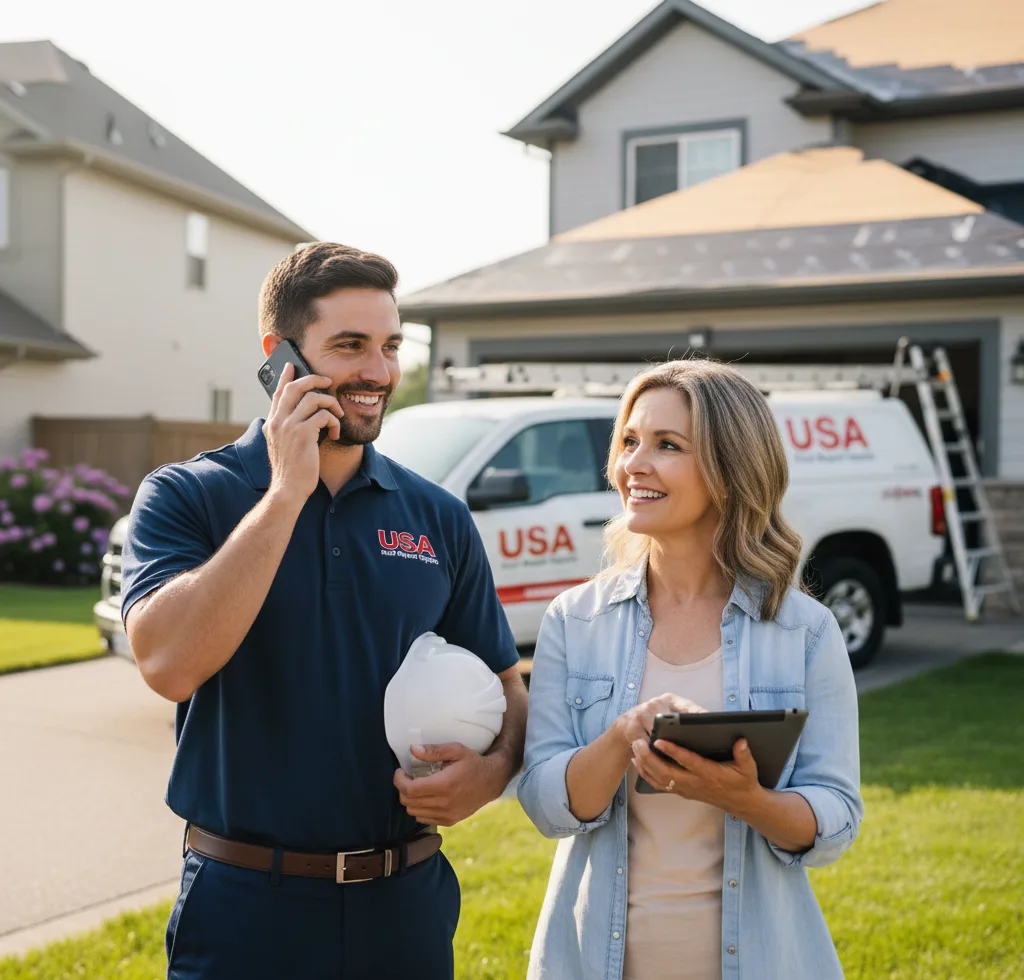 USA Roof Repair Experts customer support in Honey Creek